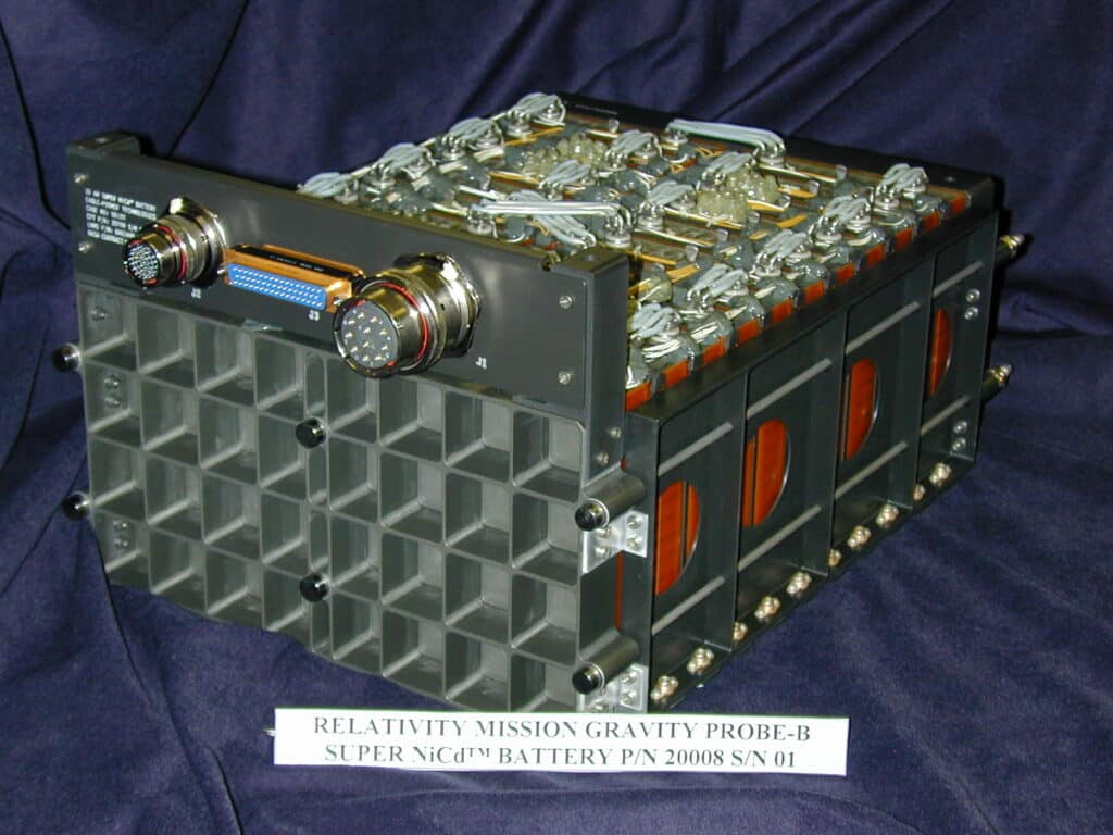 Gravity Probe B Battery 01 - Front Angle View - Einstein Mission Battery Assembly